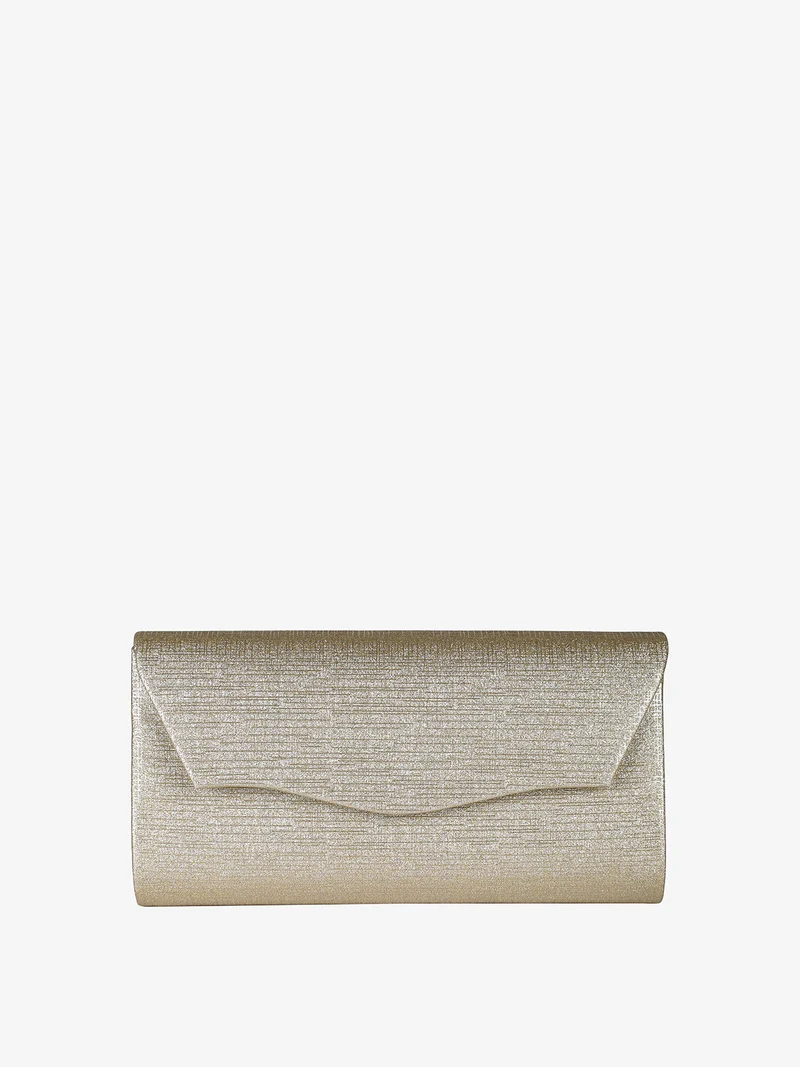 Pochette donna brillantinata - oro
