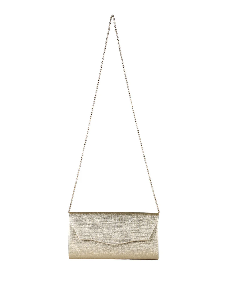 Pochette donna brillantinata - oro