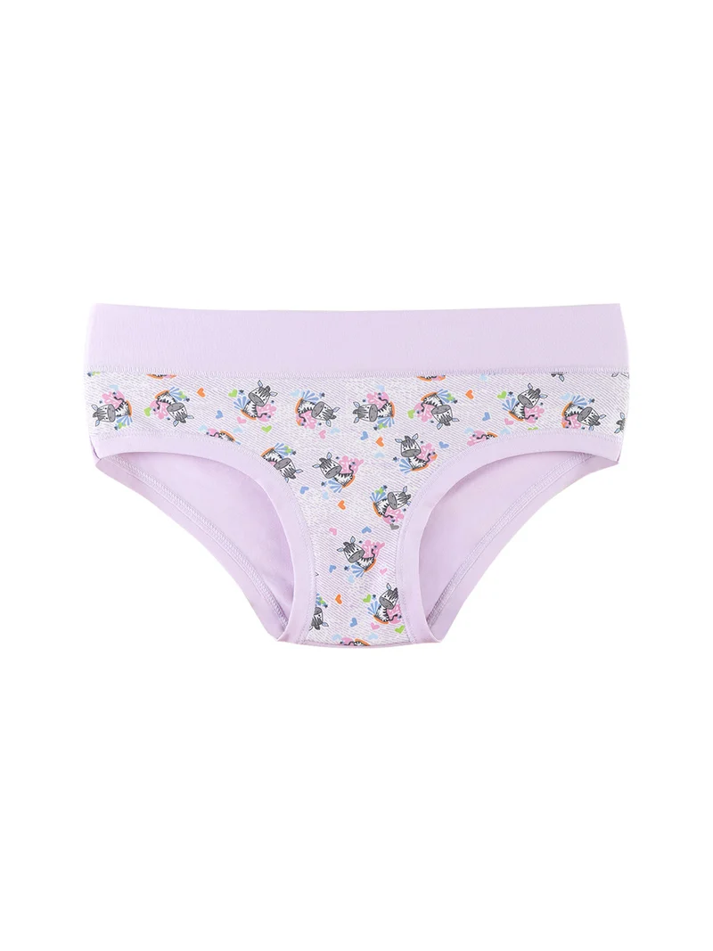 Slip da bambina con disegni - lilla