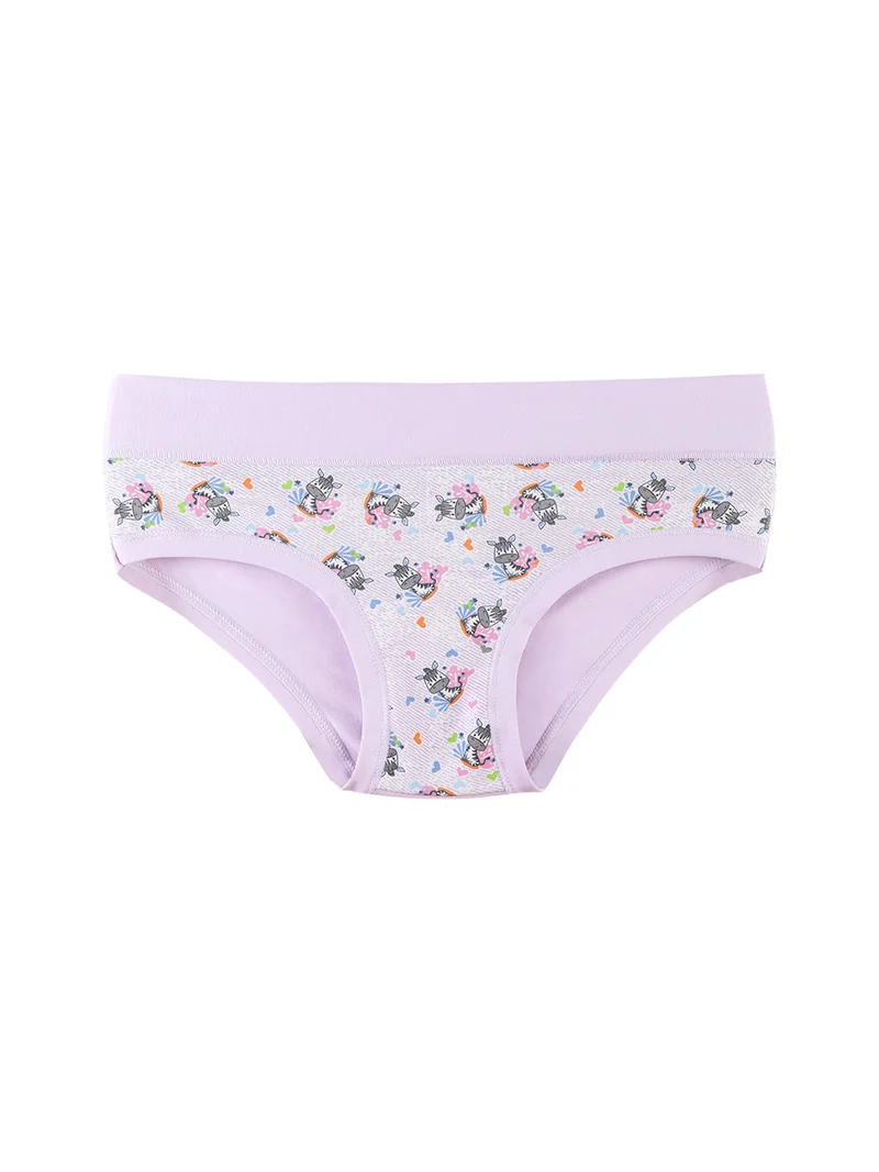 Slip da bambina con disegni - lilla