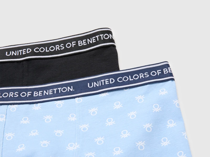 Set aus zwei Boxershorts mit Logo-Gummizug