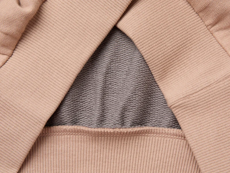Sweatshirt mit Farbblock-Design und Stickerei