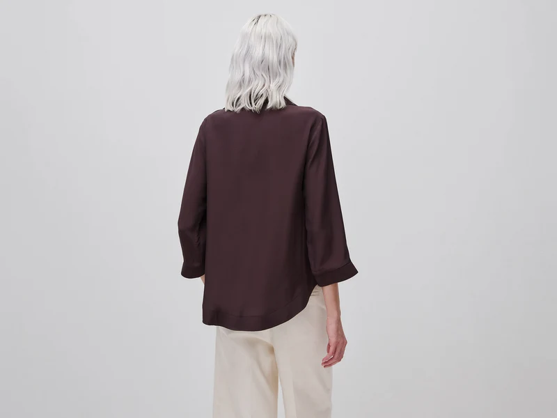 Bluse aus reiner Viskose