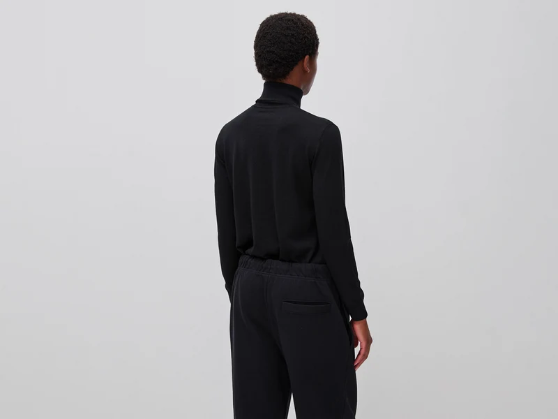Rollkragenpullover aus reiner Merinowolle