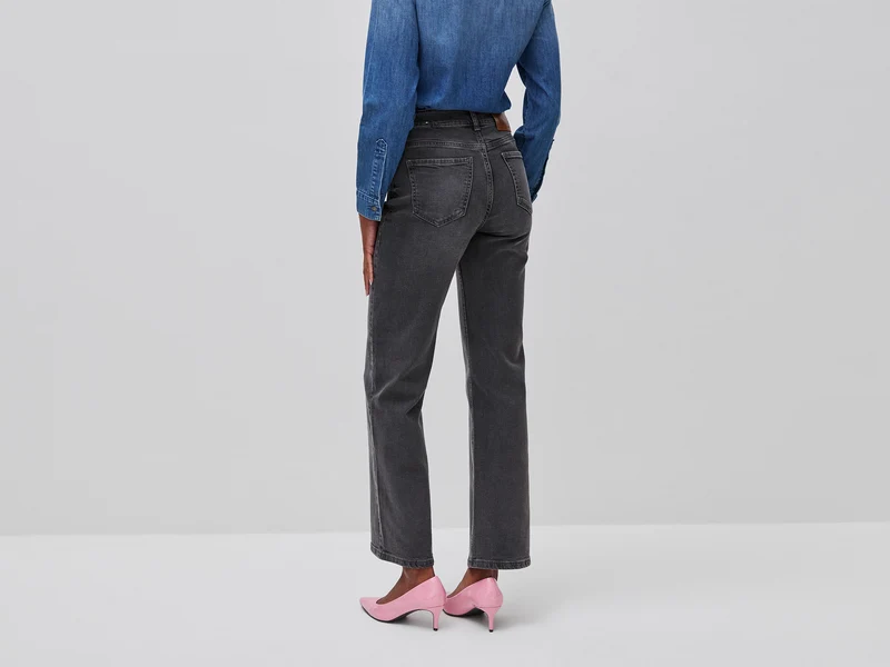 Jeans mit gerader Passform
