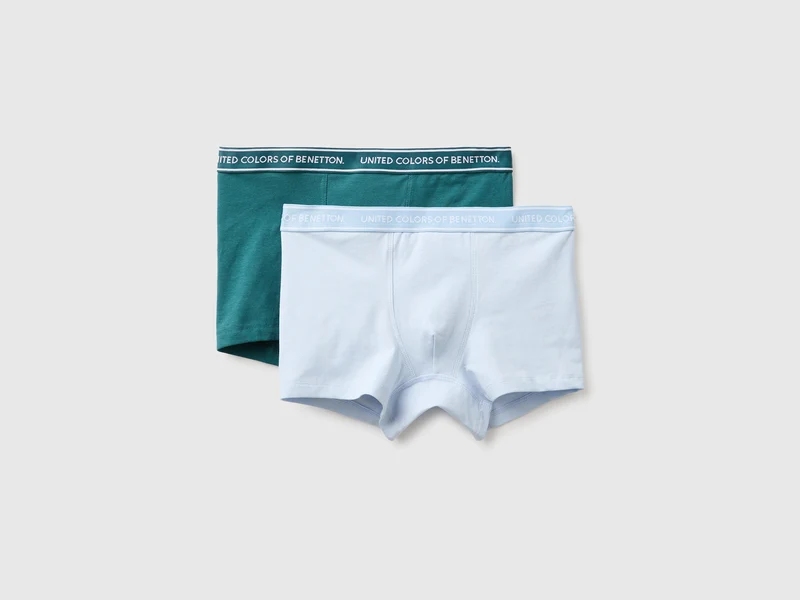 Set aus zwei Boxershorts mit Logo-Gummizug