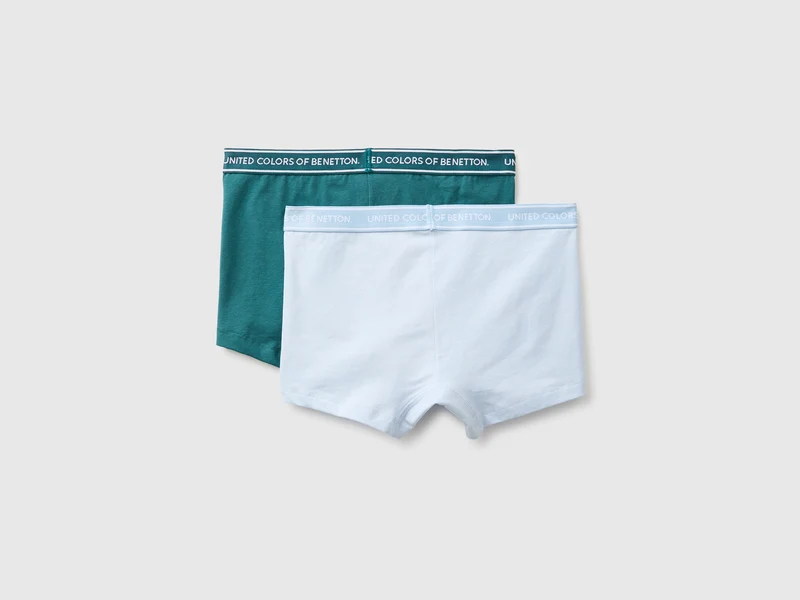 Set aus zwei Boxershorts mit Logo-Gummizug