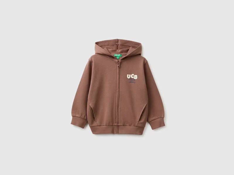 Hoodie aus Bio-Baumwolle mit Aufdruck