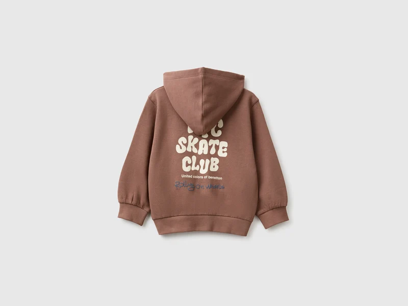 Hoodie aus Bio-Baumwolle mit Aufdruck