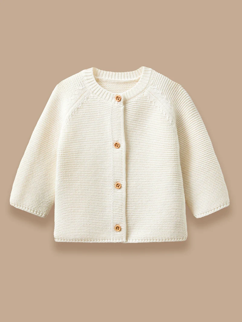 BabyCardigan aus Bio-Baumwolle