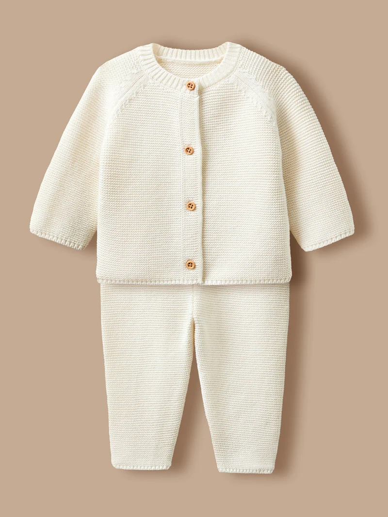 BabyCardigan aus Bio-Baumwolle