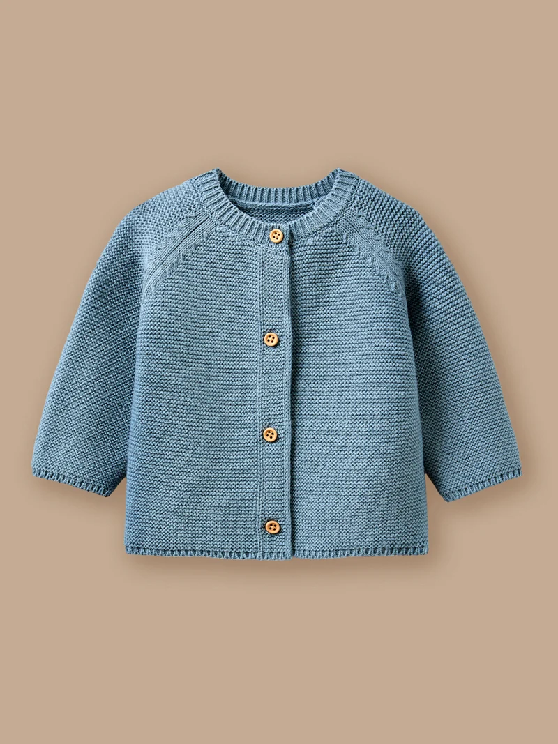 BabyCardigan aus Bio-Baumwolle