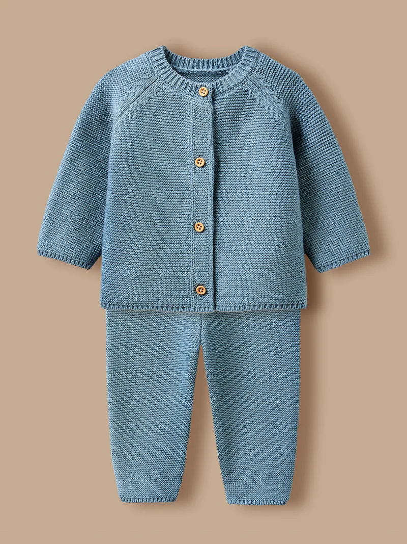 BabyCardigan aus Bio-Baumwolle