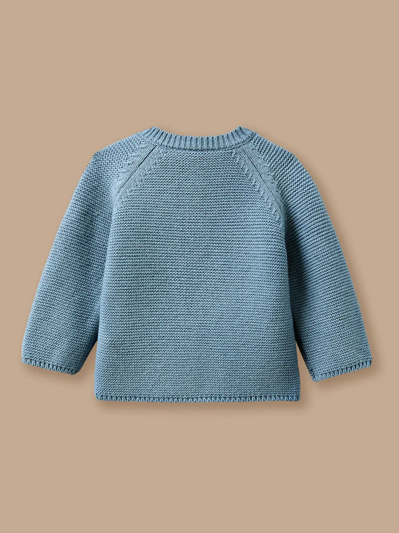 BabyCardigan aus Bio-Baumwolle