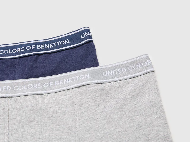Set aus zwei Boxershorts mit Logo-Gummizug