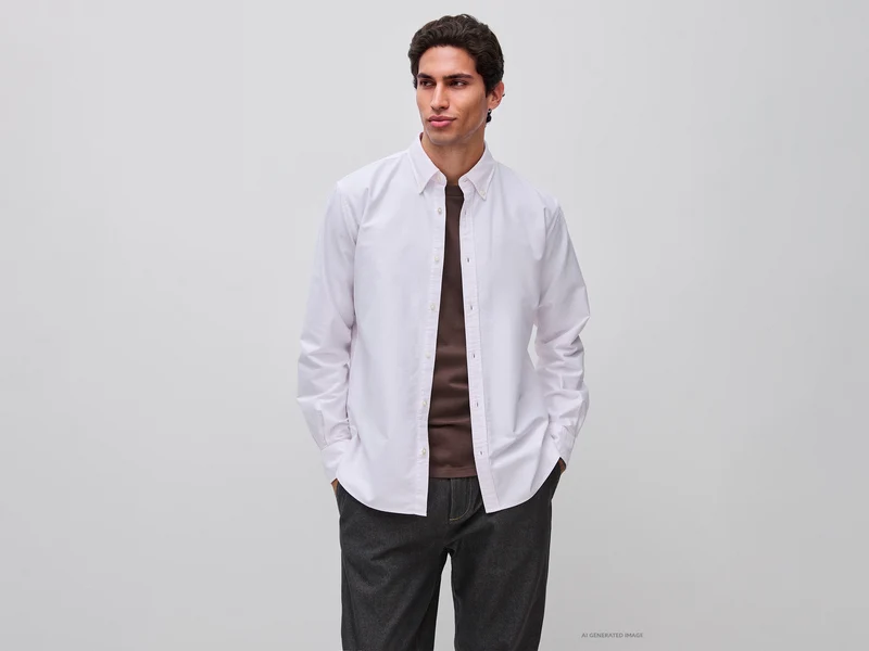Gestreiftes Button-Down-Hemd