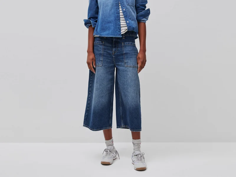 Jeans-Bermudas