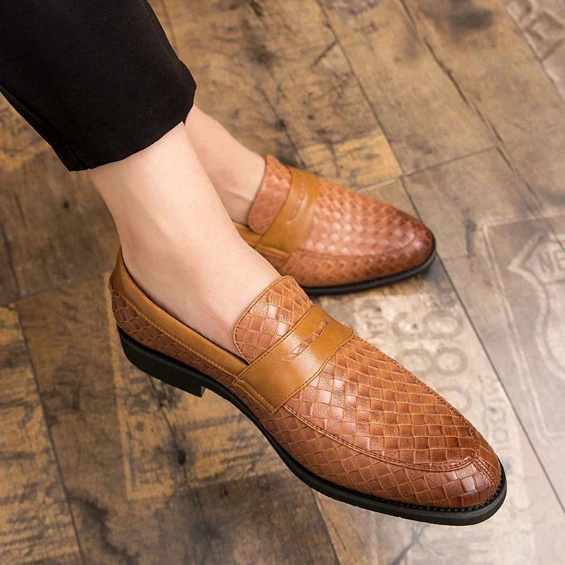 Elegant Woven Loafers