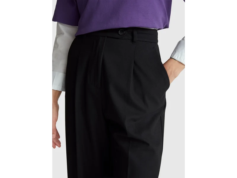 Weite Flanellhose
