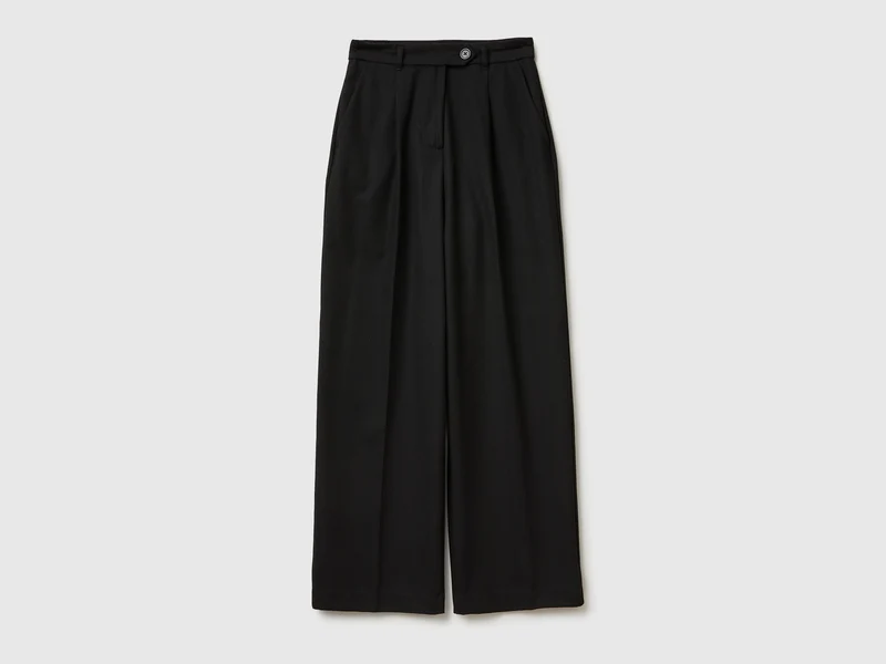 Weite Flanellhose