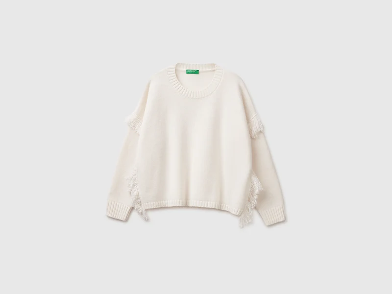 Pullover mit Fransen