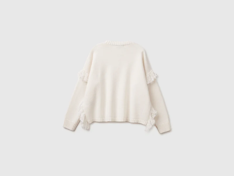 Pullover mit Fransen