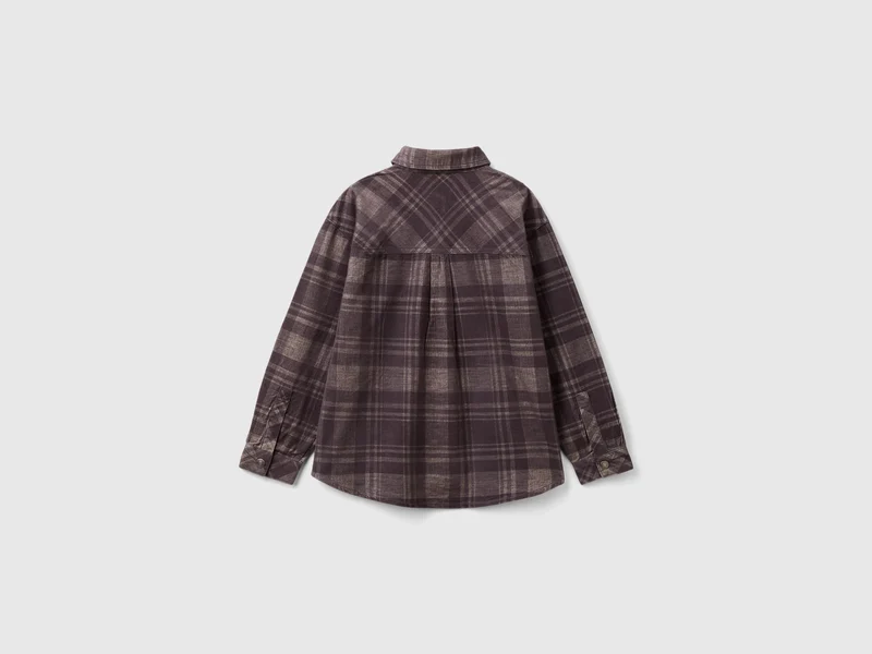 Tartan-Hemd aus Samt