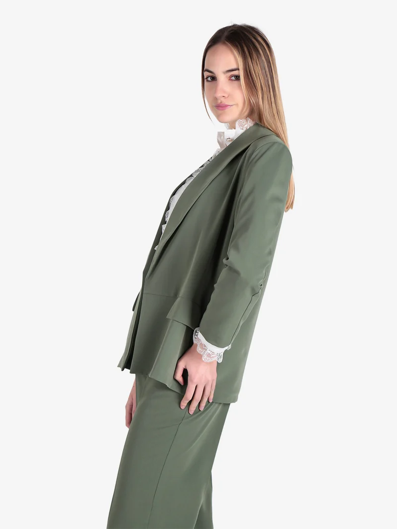 Blazer donna aperto - militare