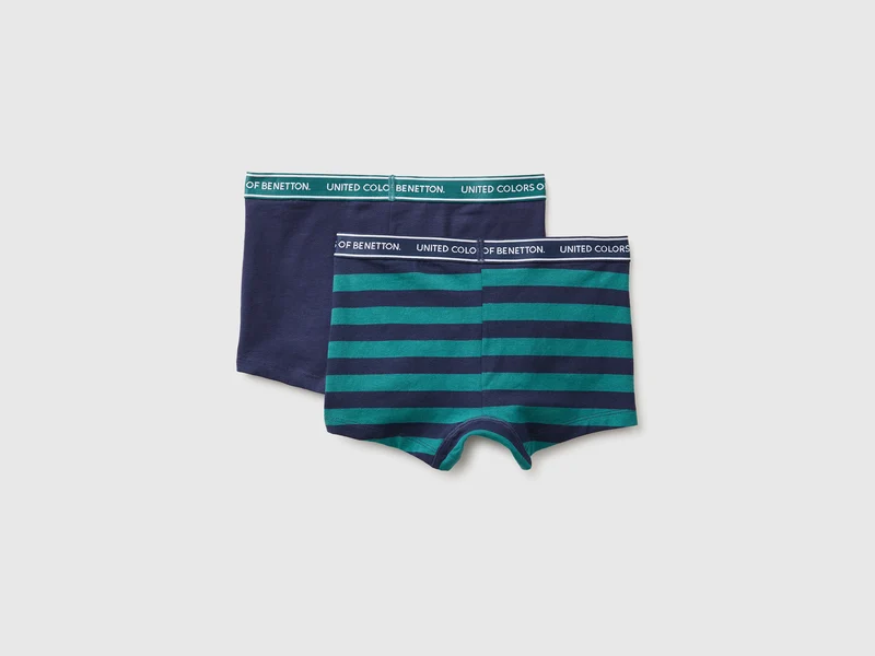 Set aus zwei Boxershorts mit Logo-Gummizug