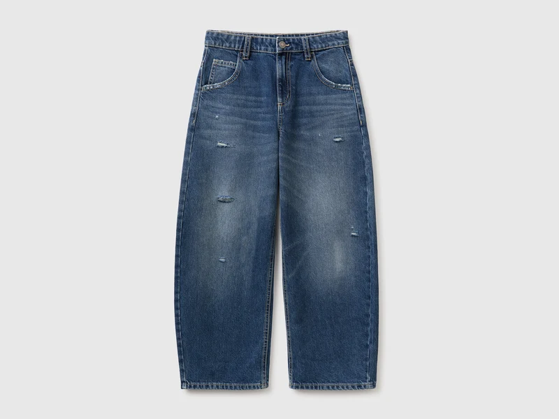Behandelte Ballon-Jeans
