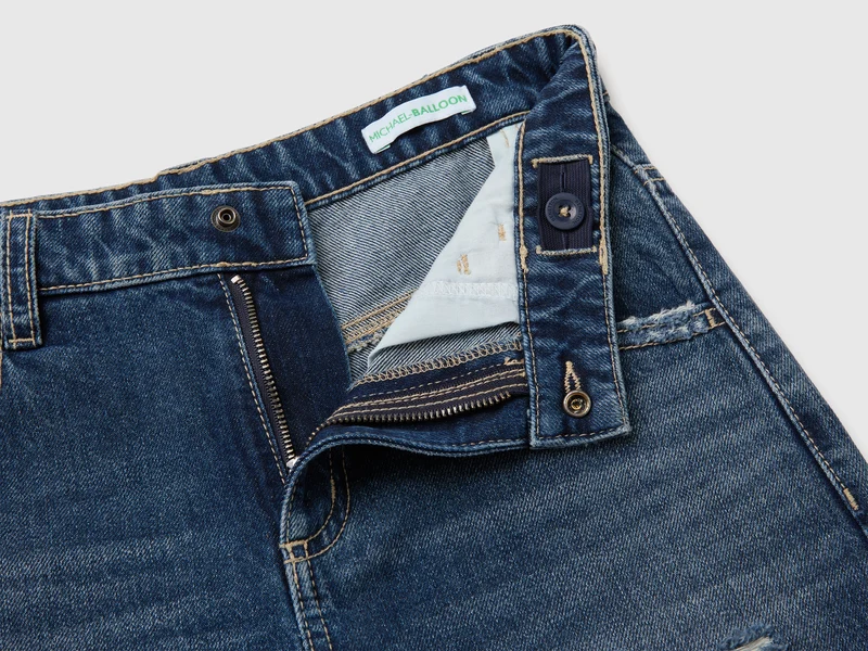 Behandelte Ballon-Jeans
