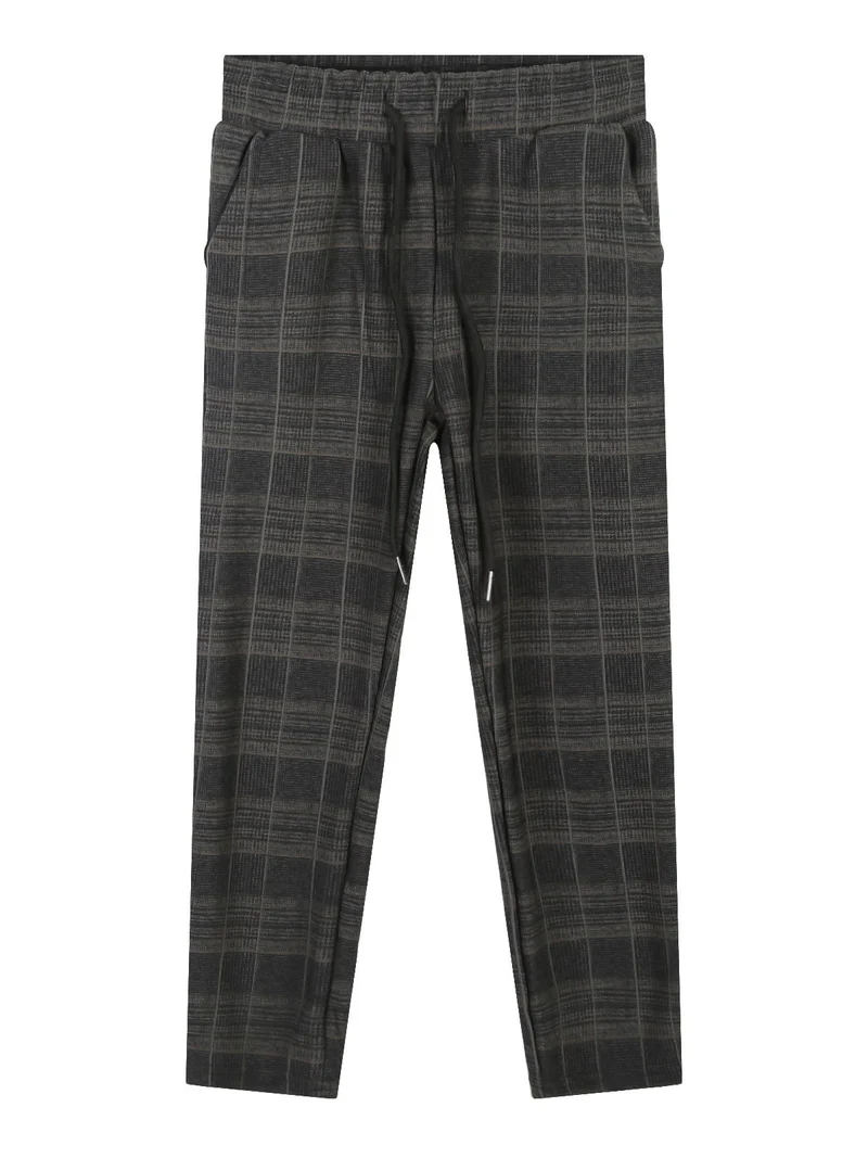 Leggings da bambina con interno in pile - nero