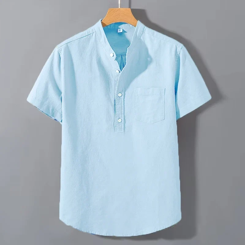 Short Sleeved Cotton Shirt