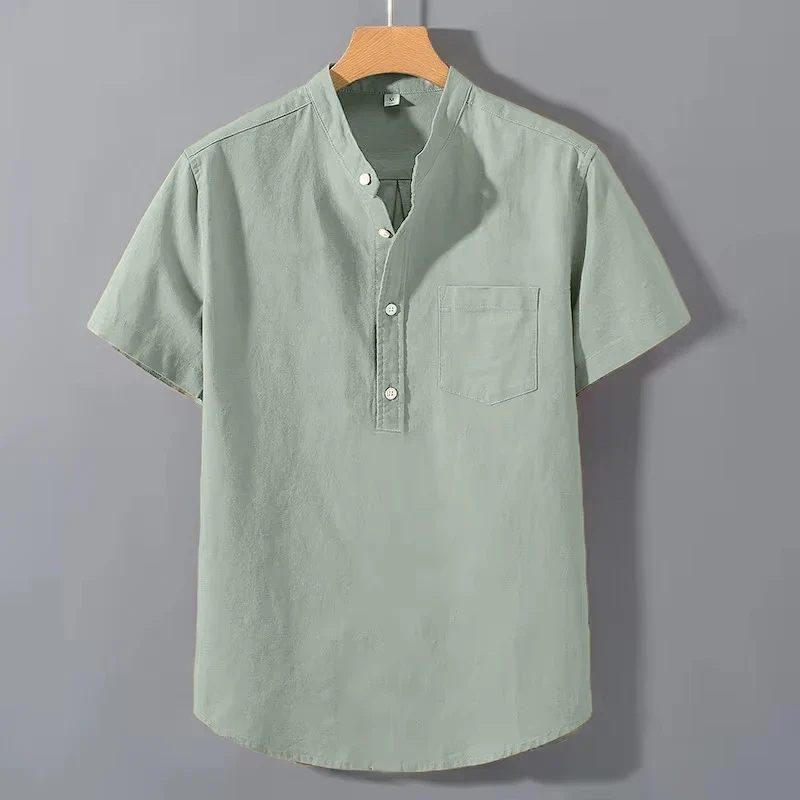 Short Sleeved Cotton Shirt