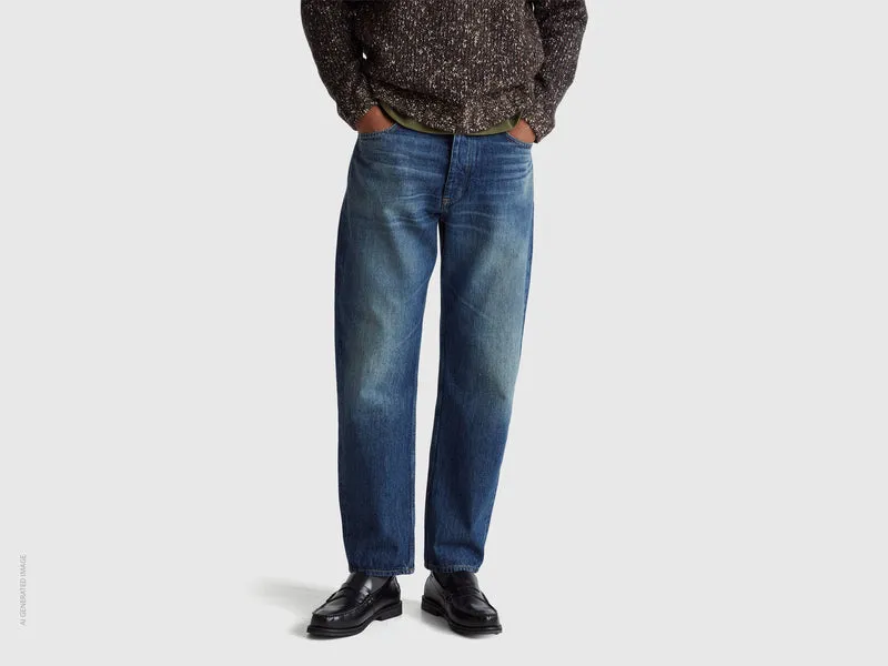 Five-Pocket-Jeans im Tapered Fit