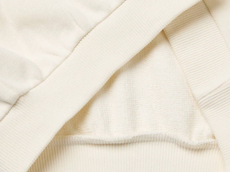 Sweatshirt mit Aufdruck und Stickerei aus Bio-Baumwolle