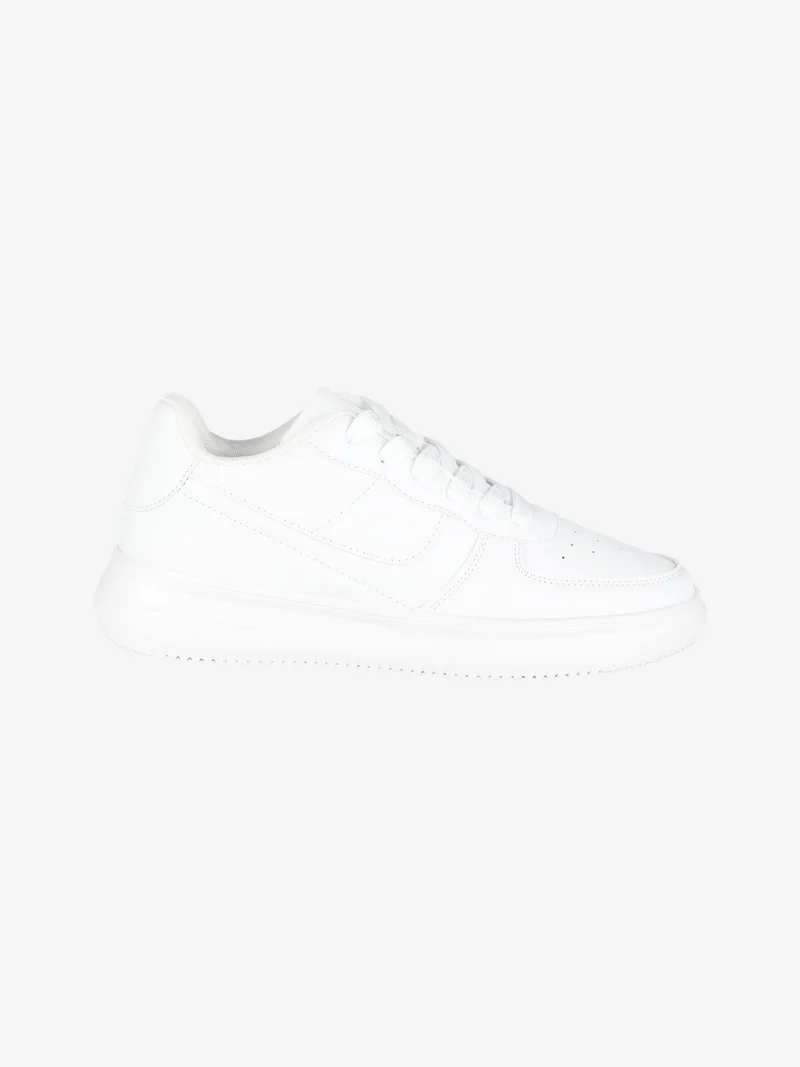 Sneakers basse sportive da donna - bianco