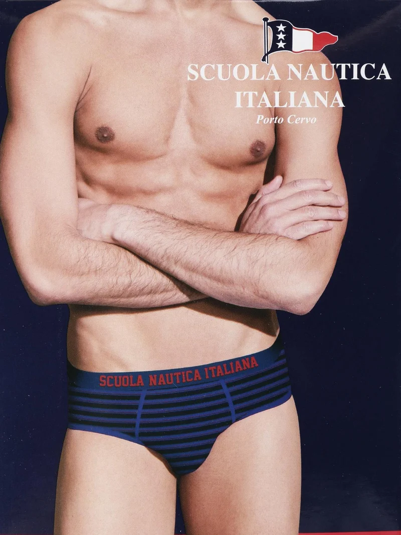 Slip rigati - nero