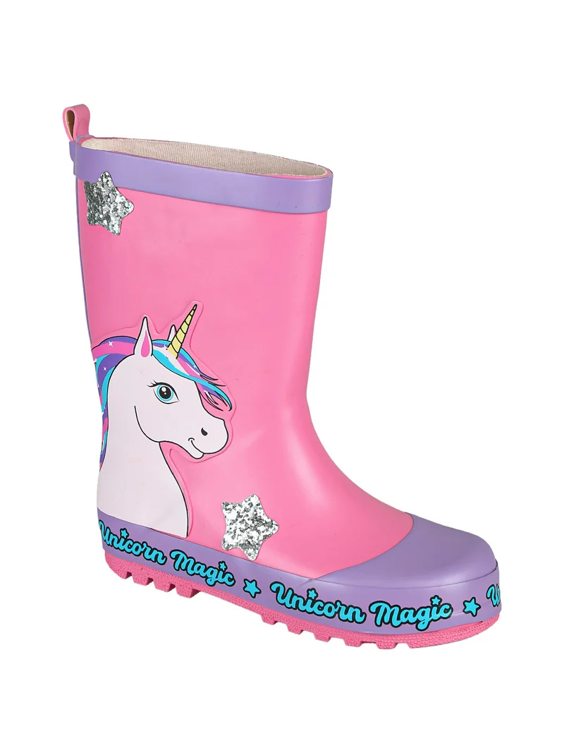 Stivali pioggia da bambina - rosa