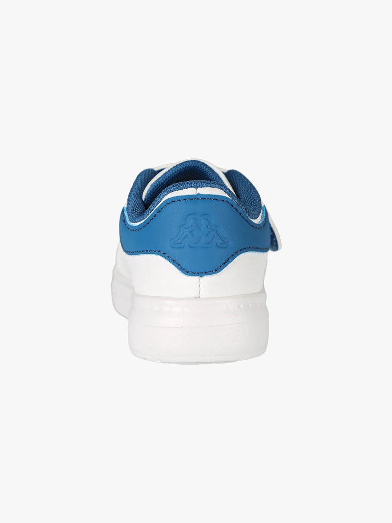 BLOOP Sneakers da bambino in ecopelle con cinturino a strappo - bianco