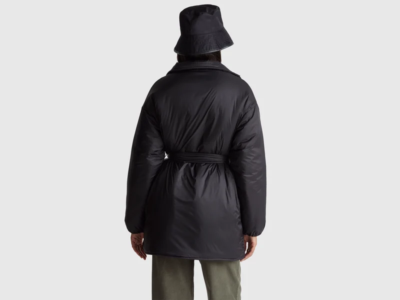 Wattierte Nylonjacke