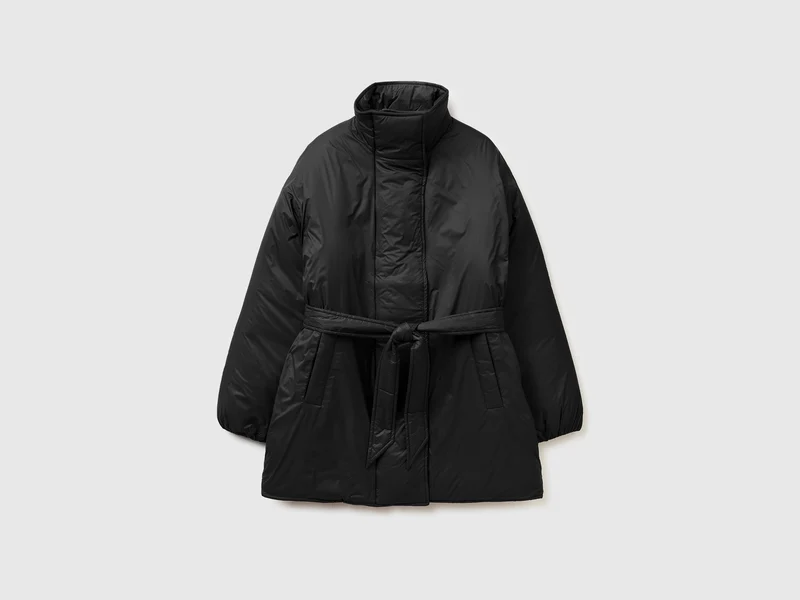 Wattierte Nylonjacke