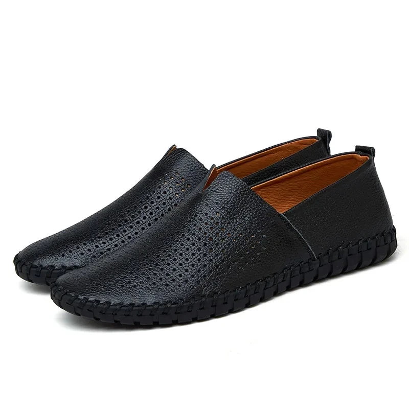 Elegant Breathable Leather Loafers