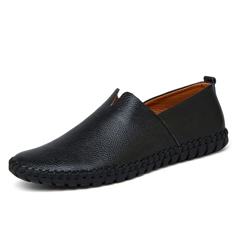 Breathable Leather Loafers