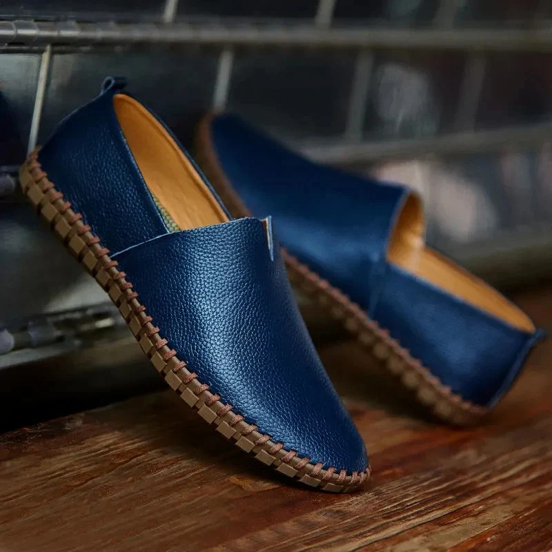 Breathable Leather Loafers