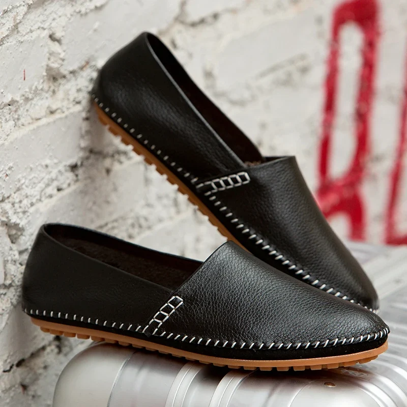 Light Leather Loafers