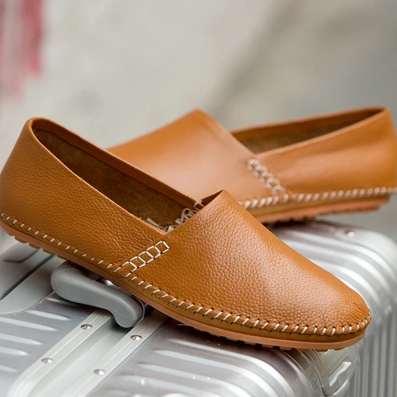 Light Leather Loafers