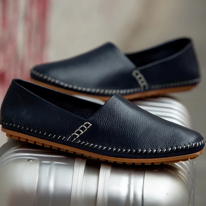 Light Leather Loafers