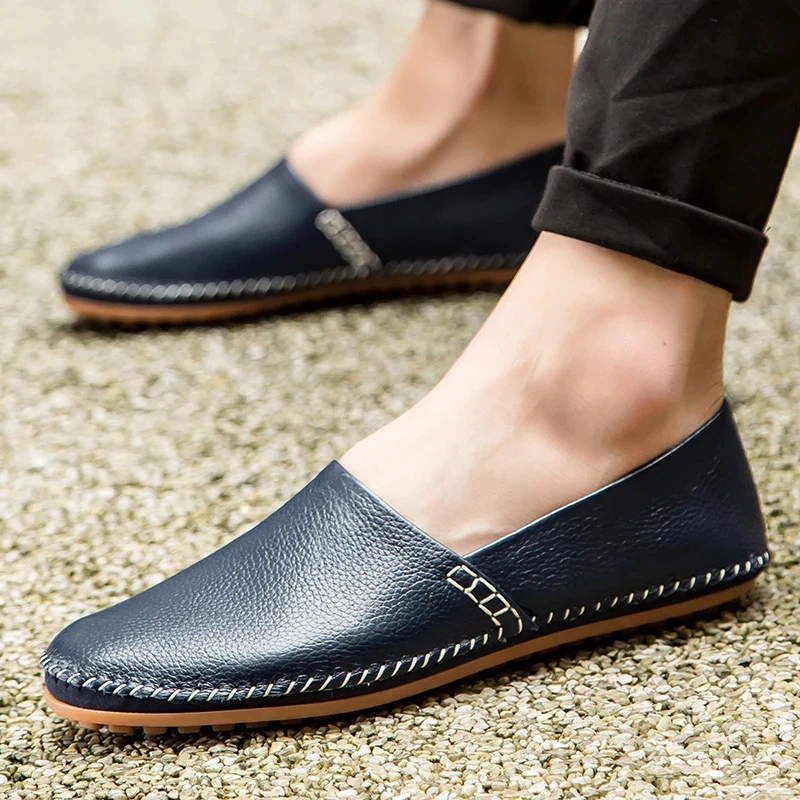 Light Leather Loafers