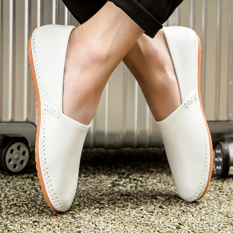 Light Leather Loafers